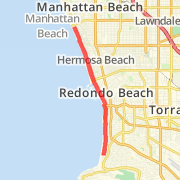 Holly's house to Manhattan Beach Pier and back