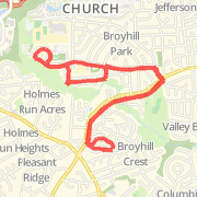 5 1/2 mi. easy route