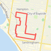 11/14/2010 Route Run route image
