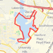 Hollydale Big Lake 4.5mi Route