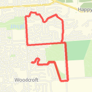 Pine Rd - Happy Valley  (Hay St) -Reynell Rd - Pine Rd
