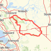 Mt. Diablo Loop - from WC - 110 Mi.
