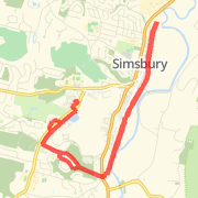 Simsbury 10.15 mile Rail Trail