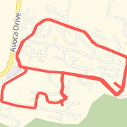 iMapMyRide: 21/11/2010 18:28 Bike Ride route image