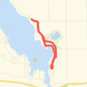 gull lake ~5 miles
