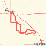 Cedar River  Gravel Route