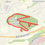 11/30/2010 Adam Ales Petr Filip in Hvezda na snehu hlubokym Run route image