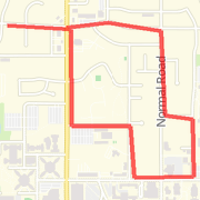 russell rd/ greek row route