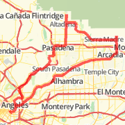 Downtown LA to Sierra Madre...Up and Down Lake Ave