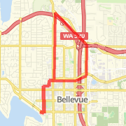 Long route around bellevue