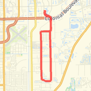 Fort Myers 7 mile run from Hampton