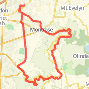 Mooroolbark to Mt Dandenong 1:20