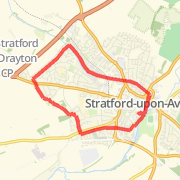 5 mile circuit from KES. Canal to Bishopton Lane, Return via Shottery