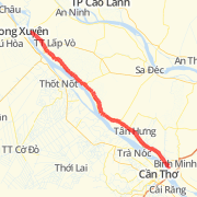 A ride mapped on 01/13/2011