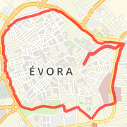 evora, around the old city wall