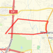1st run training for half marathon(3/12/07)