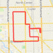 Walk to Y, Swim, 8 block/6 block/4 block run under 8min pace