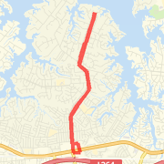 blvd to end of harris