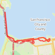 Golden Gate Bridge-Fort Mason 10 miler