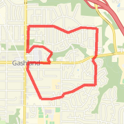 4 miler around the block