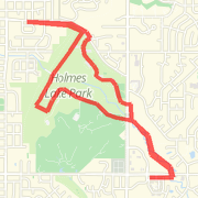 Dog Run to Normal around Lake 5 mile loop