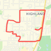 5mi so. on Alpine Hwy-Canal-10400-loop