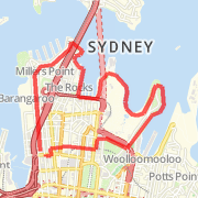 DMS Team Run - Sussex Street - Harbour Bridge - Circular Quay - Opera House - Mrs Macquaries Chair -