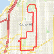 Reverse Volunteer park 3.6 miler