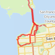 GG Park to GG Bridge via Presidio