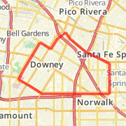14.5 miles Downey