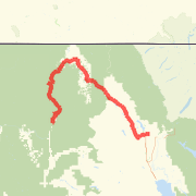 (F) Day 11 - Esperanza Rides Northern Tier: Libby Dam, MT to Whitefish, MT