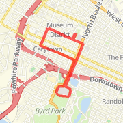byrd park run around stairs