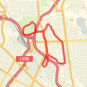 Marathon Training Team 7.3 Mile Route (Bryan Park)
