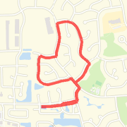 2.0 Mile Gowdey, brookdale, paxton, langley, and back