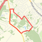 5,000 Strides 5k Route Run route image