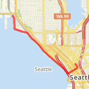 Seattle front run from crew hotel
