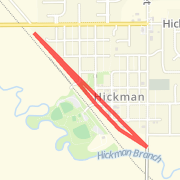 3 mile Hickman run