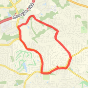 Alphretta GA 02/12/2011 Route