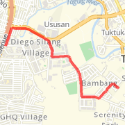 A ride mapped on 02/16/2011