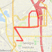 GA Tech 4 mile Route