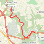 Lane Cove River Park run