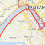 QUT - Goodwill Bridge - South Brisbane and Back