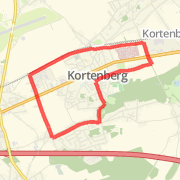 8.9 km route - spoorweg -