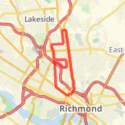 10.42 Mile Bike  Route