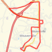 Dowtown Weaverville 6 miles