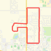 4 mile run around the block