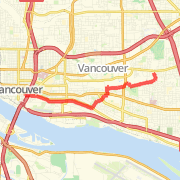 10.75 Mile Route from NWPT for Get Fit Live Fit Program