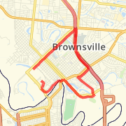 A ride mapped on 02/25/2011