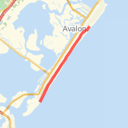 Avalon &amp; Stone Harbor - 35th Street to South End of Island
