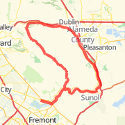 Niles to Pleasanton to Niles via Palomares